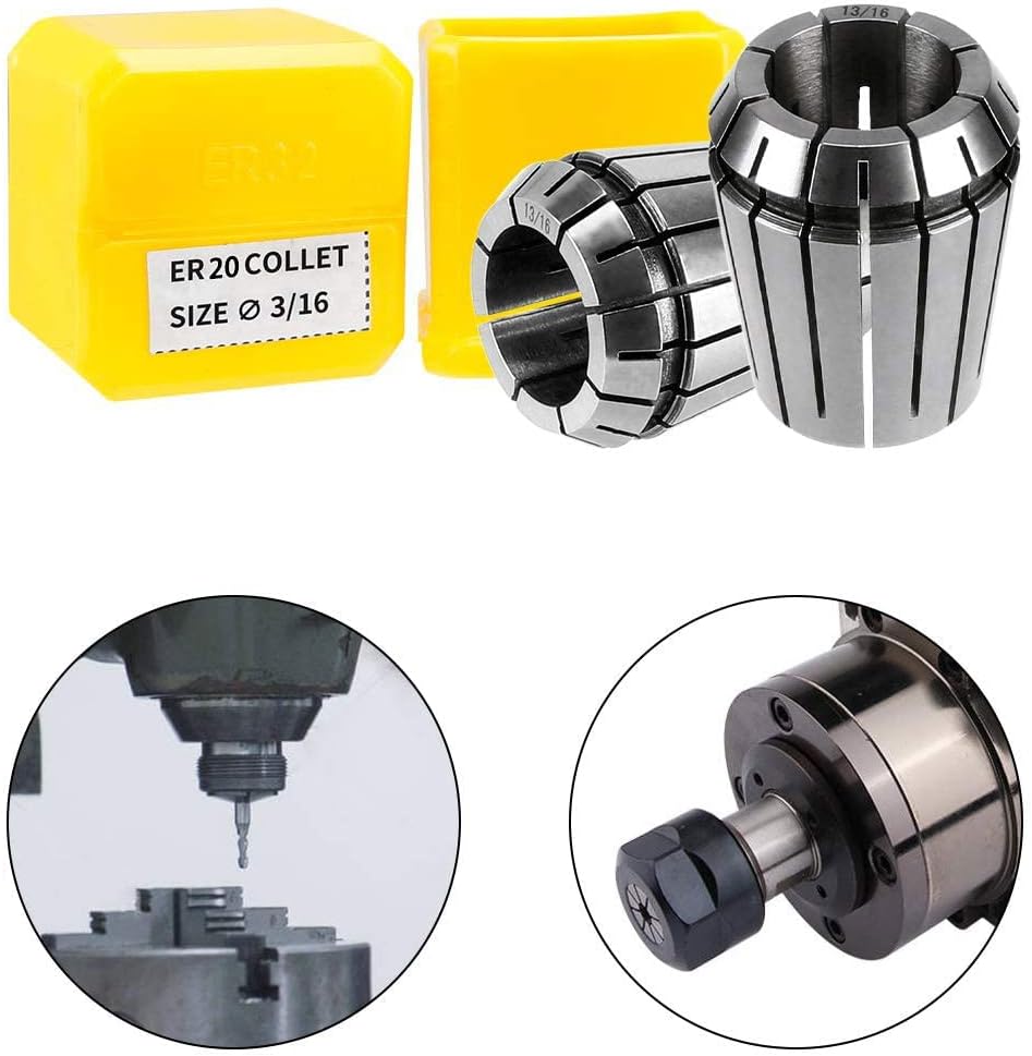 14pcs ER20 Spring Collet Set for CNC Engraving Machine