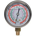 Dayton Gauge,2-3/4 in Dia,High Side,Red,500 psi 4PDK1-1 Each