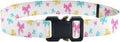 Bow Tie Adjustable Kids Elastic Belts, Girls Boys Stretch Waist Belt with Aluminum Alloy Buckle