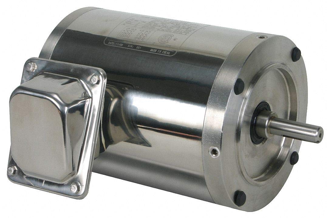 Washdown Motor, 3 Ph, TENV, 3/4 HP, 1155 RPM