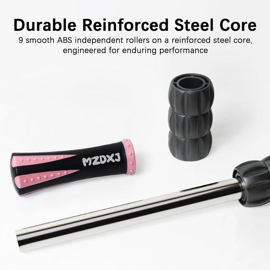Muscle Roller Massage Roller Stick- Deep Tissue Fascia Blaster for Myofascial Pain Relief, Lymphatic Drainage & Body