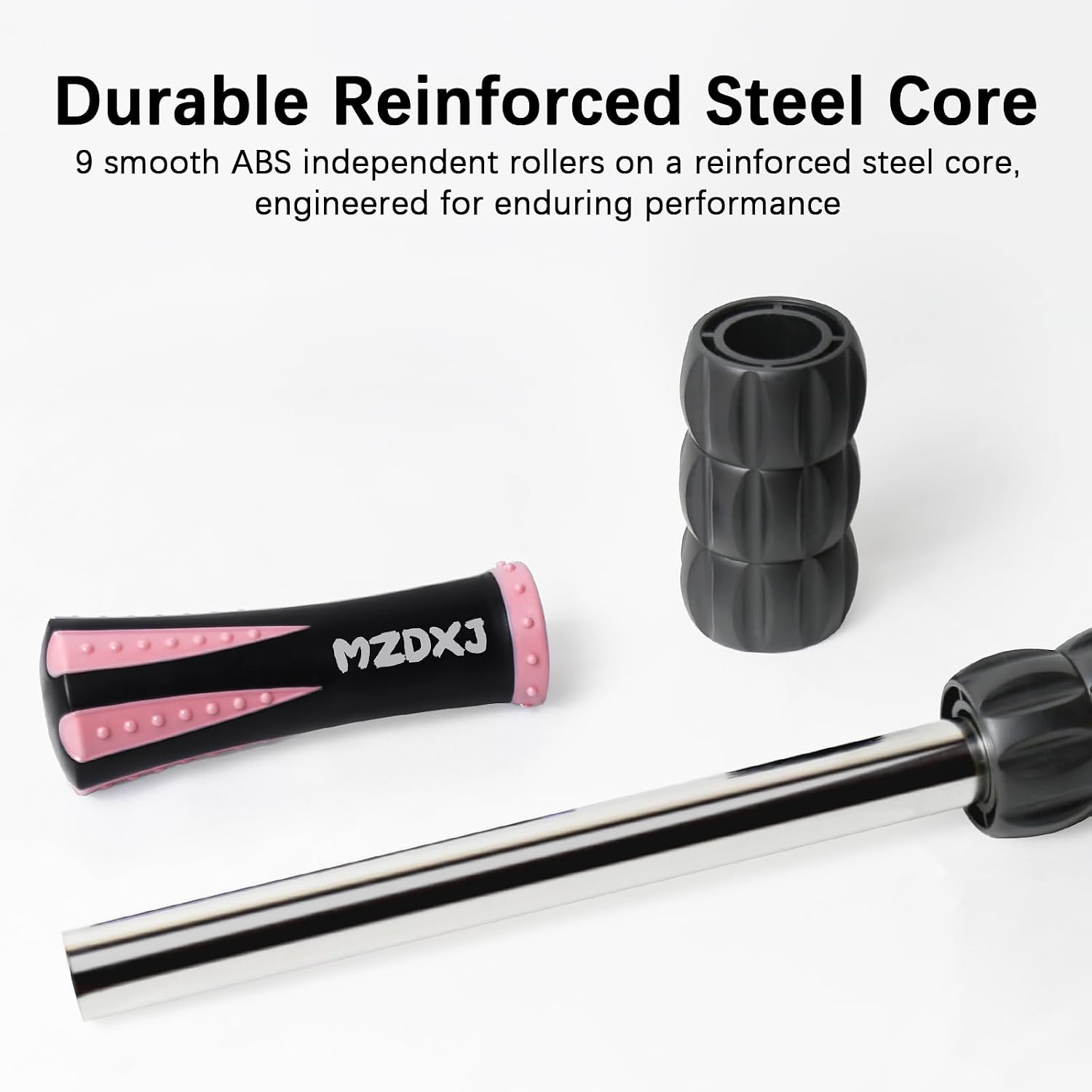 Muscle Roller Massage Roller Stick- Deep Tissue Fascia Blaster for Myofascial Pain Relief, Lymphatic Drainage & Body