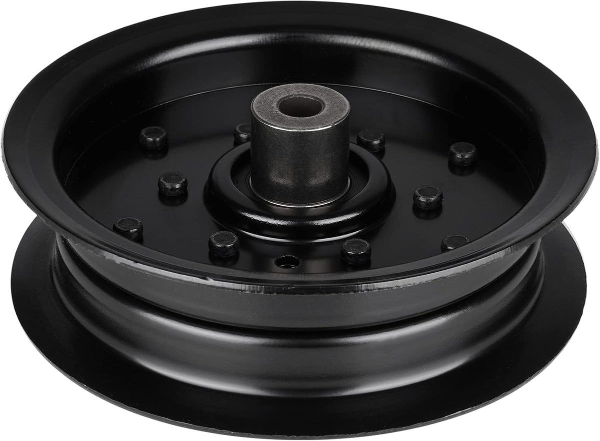 532196106 Flat Idler Pulley Replaces for Husqvarna/Poulan/Craftsman 6106 197379 532197379 for 42" 46" 48" 54" Decks Lawn Mower (1 Pack)