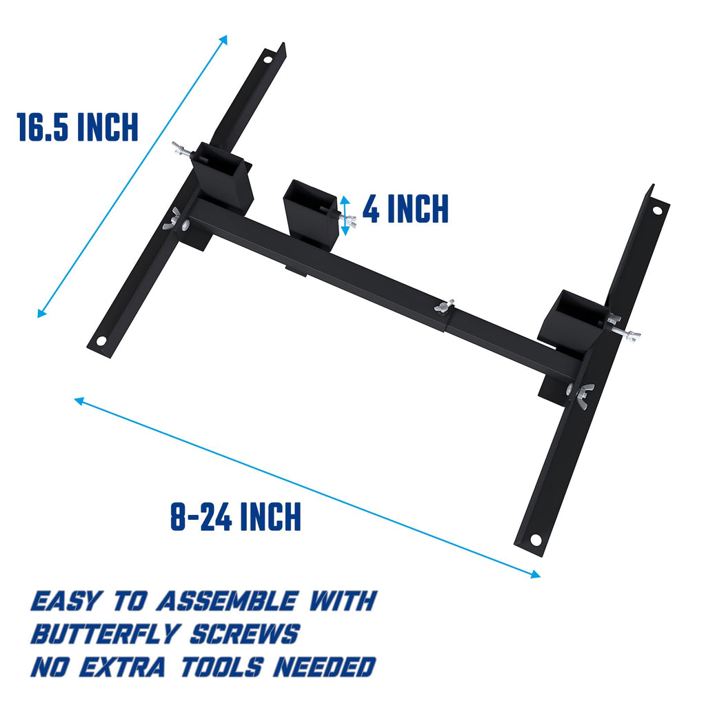 Adjustable Shooting Target Stand Base for Paper Targets Silhouette, 2 Pack