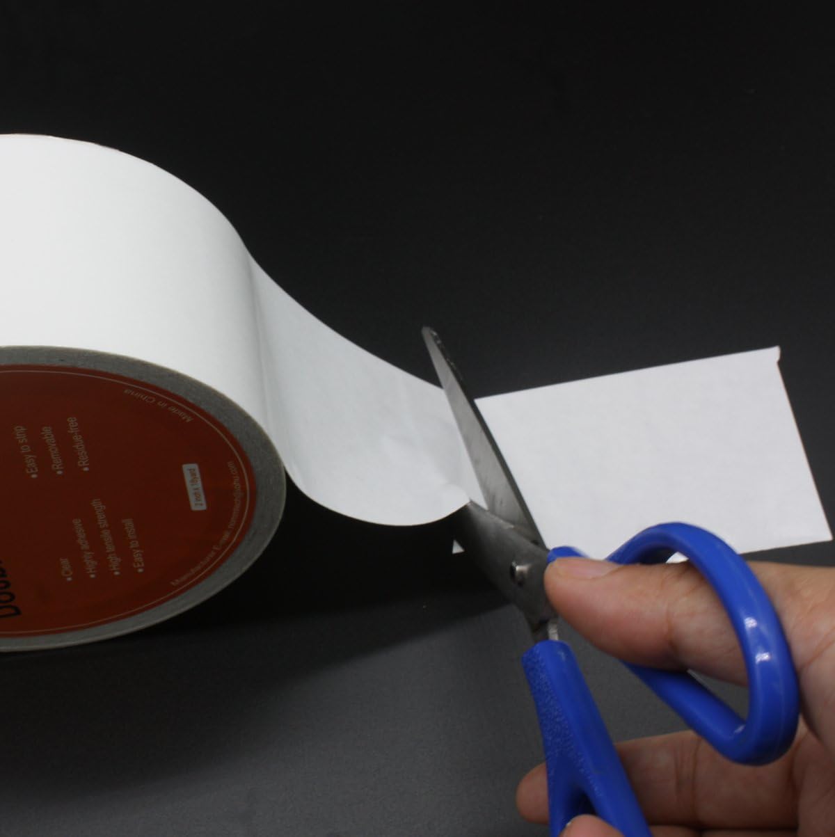 Removable Clear Double Sided Sticky Tape- No Residue, 2 Inches x 20 Yards