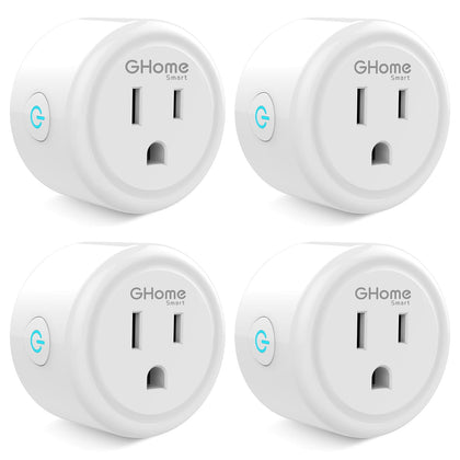 Plug Mini, WiFi Smart Outlet Plug Works with Alexa and Google Home, Timer Outlet with APP Control, 2.4GHz Network