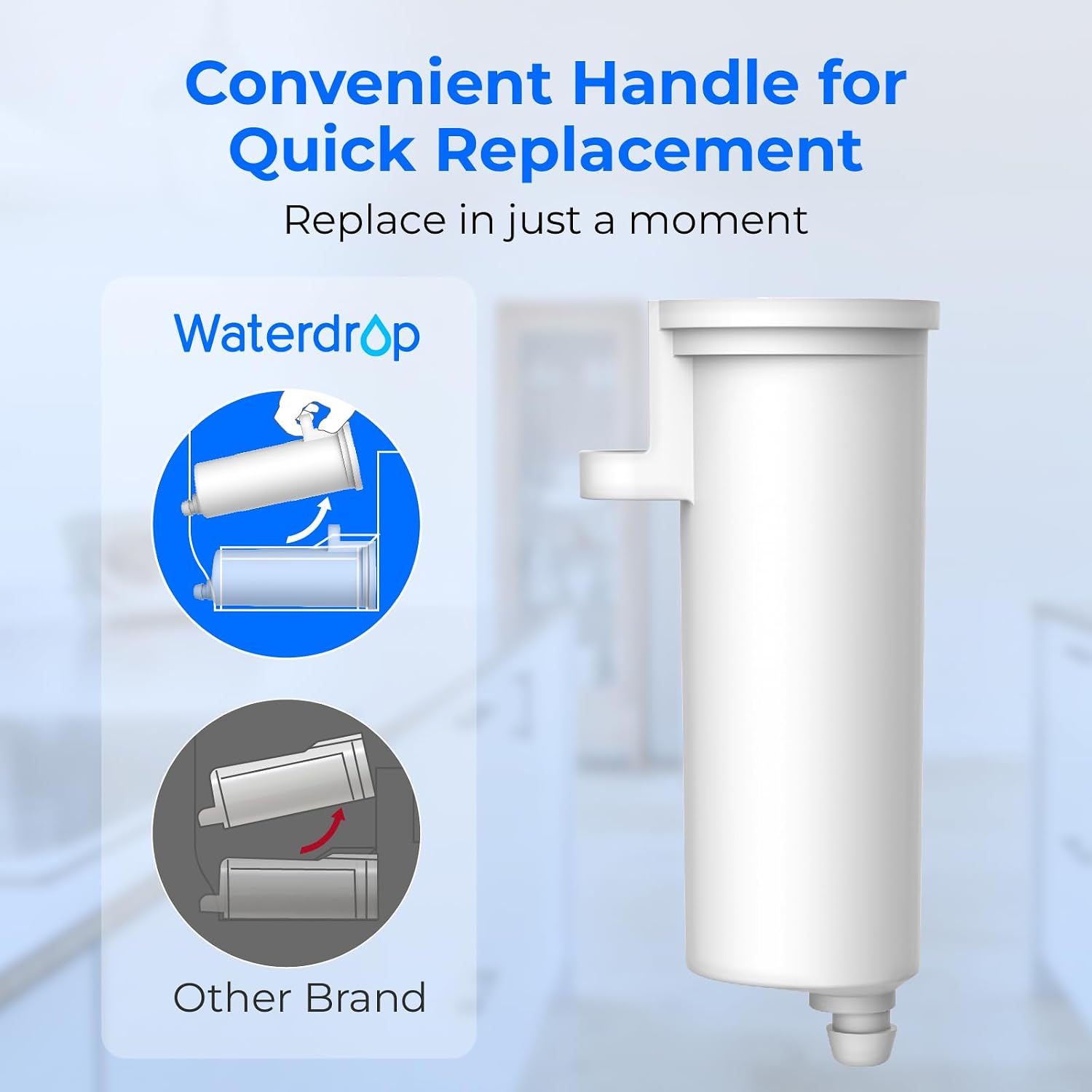 C33 Ice Maker Filter, Compatible with GE Opal Ice Maker, 3 Pack | Replacement for GE Profile Opal Nugget Ice Maker