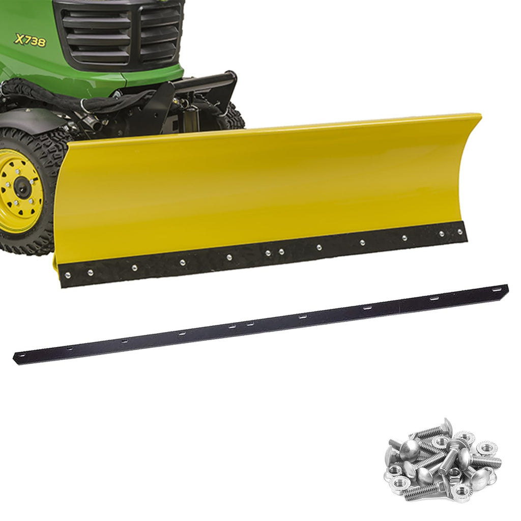 USA Made Heavy Duty 54" Snow Plow Blade Edge with Mounting Equipment | Wear Bar Cutting Edge Replacement | 4-6x Longer Life Than Factory Blade