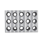 2-4-6 Blocks Matched Pair with 23 Holes Precision Machinist Milling Accuracy 0.0003In (2-Pack)