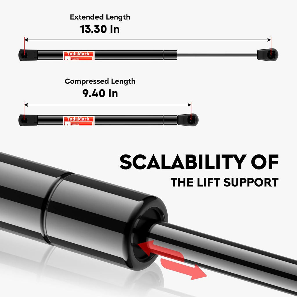 2 Pcs Front Hood Lift Supports Struts Shocks Gas Spring 4478 Fit for 1997-2006 Ford Expedition, 1997-2004 F-150, 1995-2004 F-250, 4478 SG404016