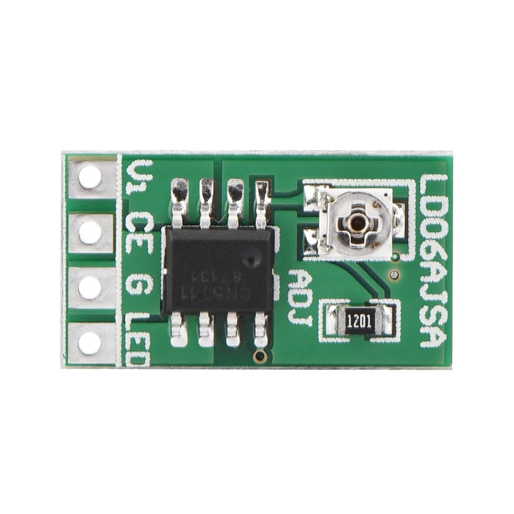 Adjustable Current LED Driver, DC 3.3V 3.7V 5V LED Driver 30-1500mA Constant Current Adjustable Module for LED Li-ion