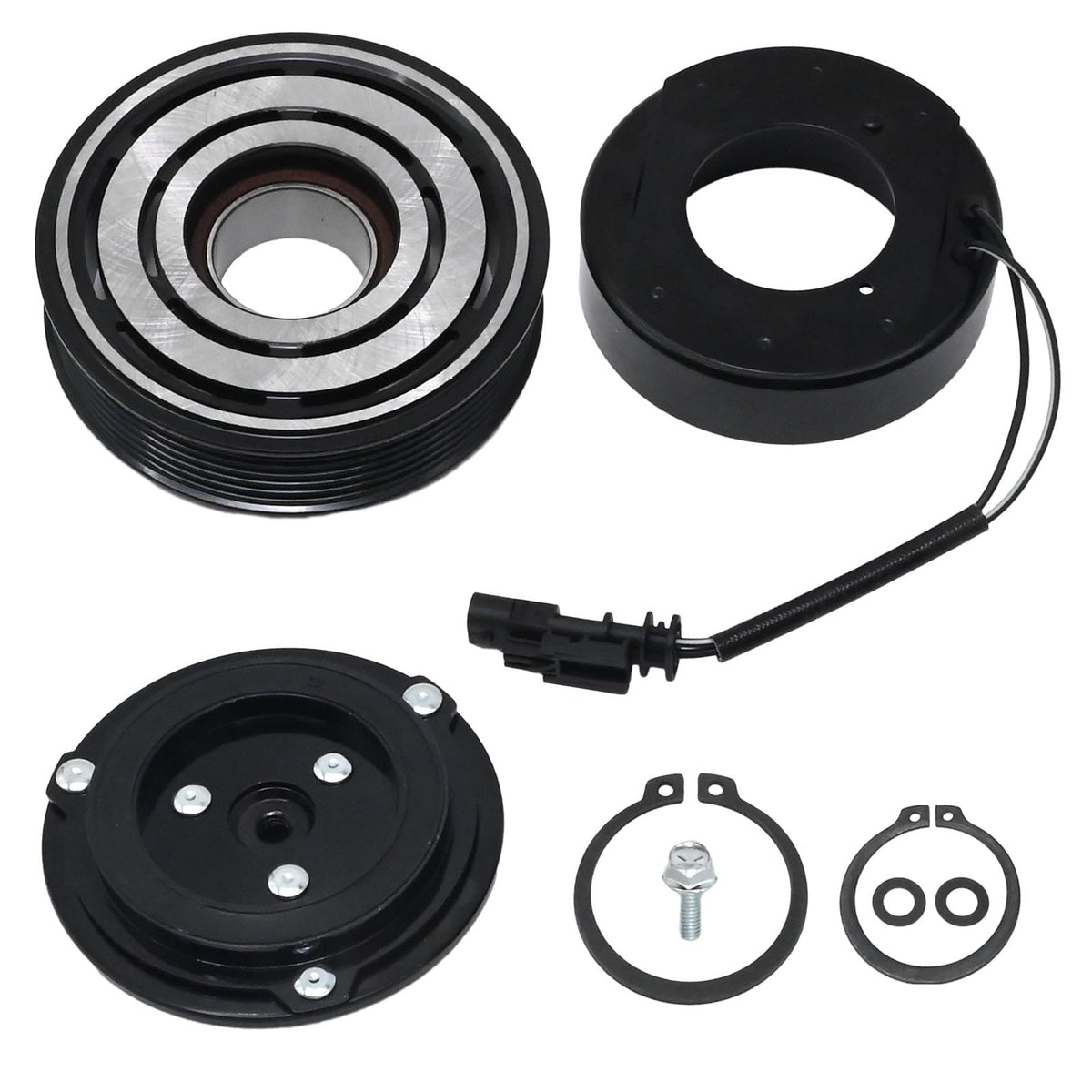 Saihisday AEG271-CL AC Compressor Clutch Coil Replacement for Chevy Cruze
