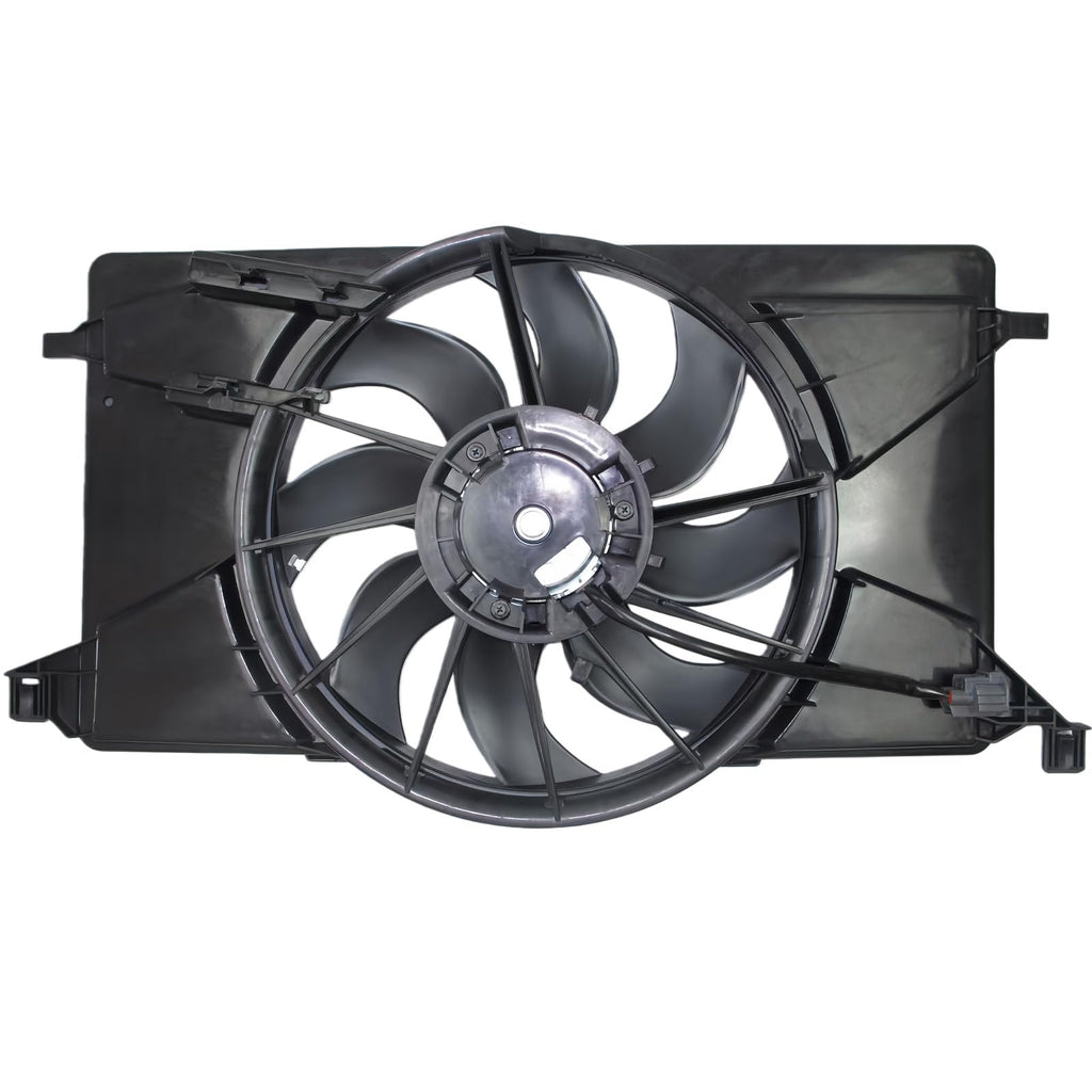 Engine AC Condenser Radiator Cooling Fan Assembly Compatible with FordFocus