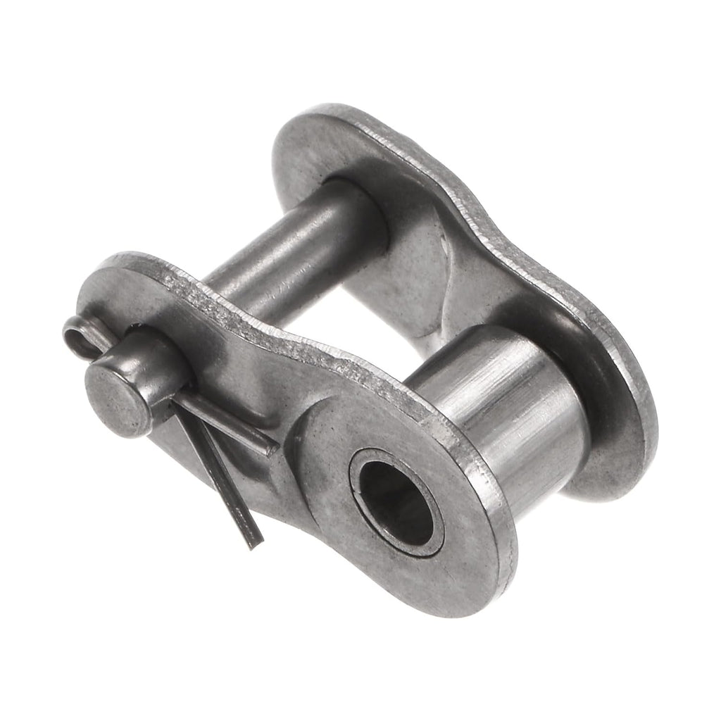 uxcell 4Pcs #50 Chain Offset Half Link Roller 5/8" Pitch Stainless Steel Standard Chain End Connector Split Links for 10A Chain