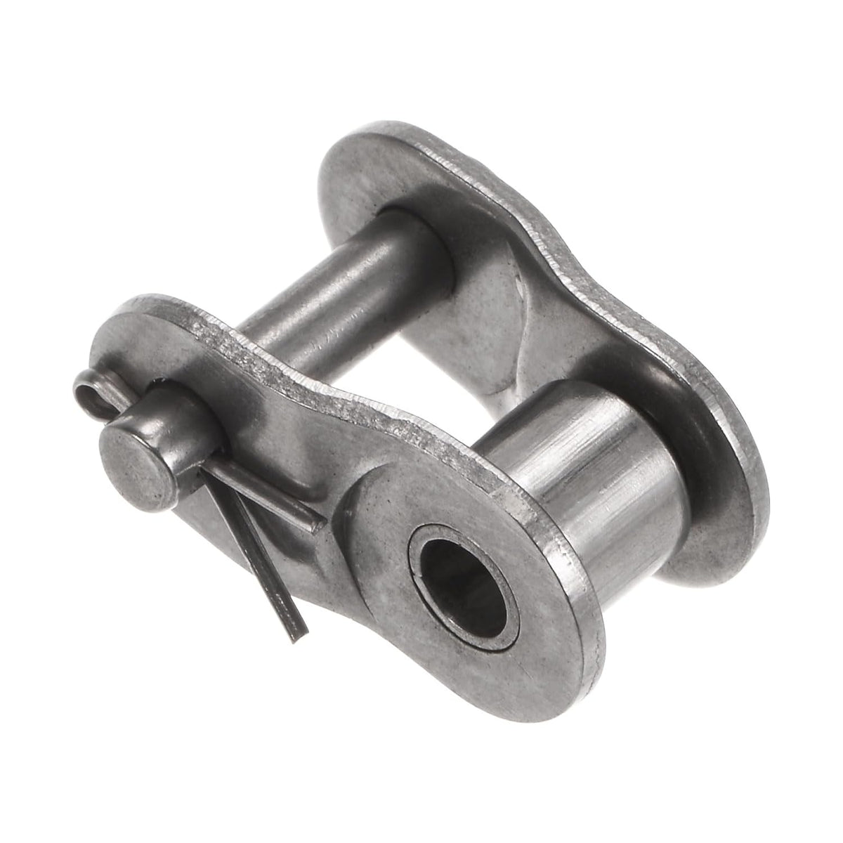 uxcell 6Pcs #50 Chain Offset Half Link Roller 5/8" Pitch Stainless Steel Standard Chain End Connector Split Links for 10A Chain
