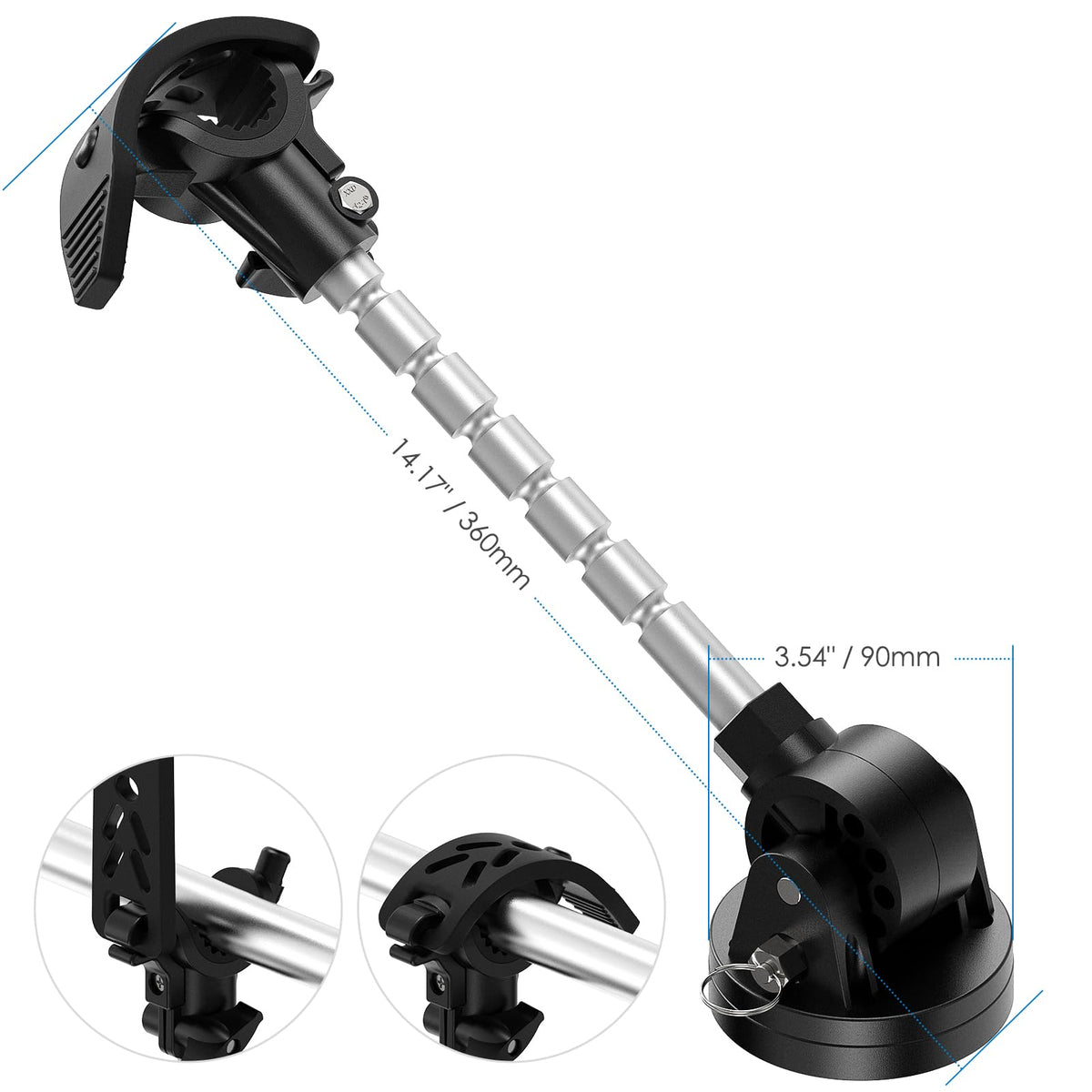 Trolling Motor Stabilizer Mount Compatible for Minn kota Terrova/Riptide Terrova/Ulterra/Riptide Ulterra/PowerDrive