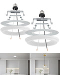 2-Pack Recessed Can Light Conversion Kit for 5" and 6" Ceiling
