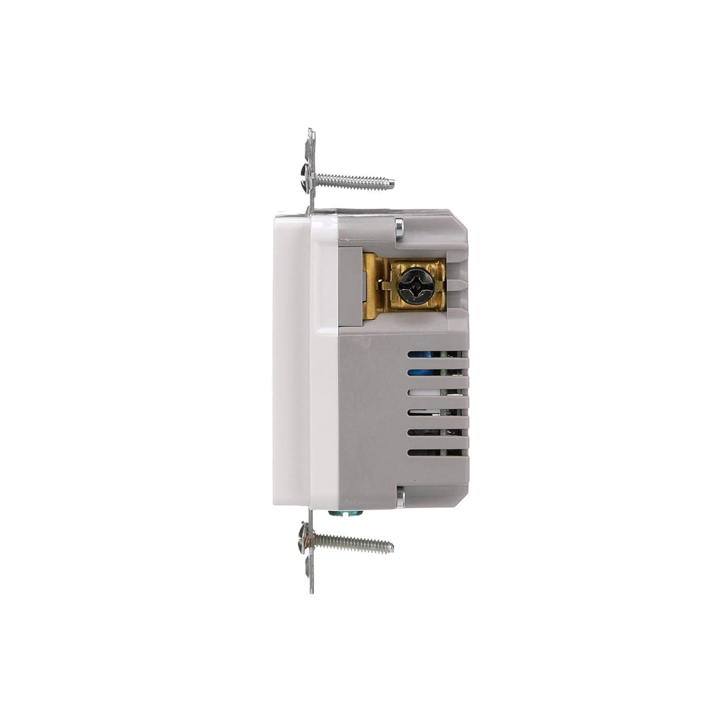 Eaton 3.6A USB Type A Charger with TR Duplex Receptacle 15A/125V Without Wallplate, White