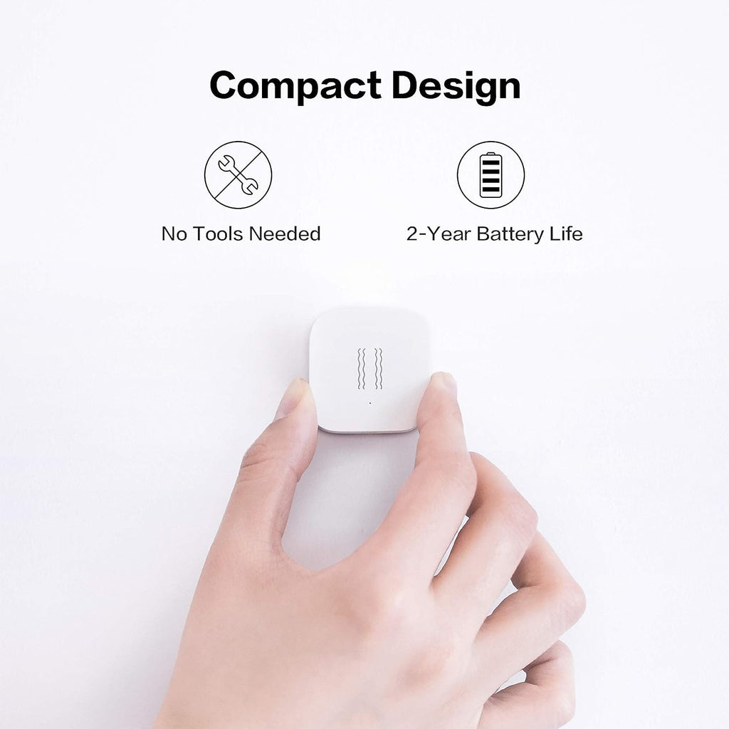 Aqara Zigbee Vibration Sensor, Wireless Mini Glass Break Detector