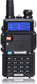 UV-5R Ham Radio Handheld, Dual Band Two Way Radio (Black) | 144-148MHz 420-450Mhz Walkie Talkie, 1800mAh Li-ion