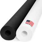 36" x 1200" (100 ft) Black and White Kraft Paper Roll Set