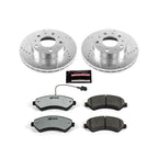 PowerStop Z36 Truck & Tow Brake Pad & Rotor Kit Front K7303-36