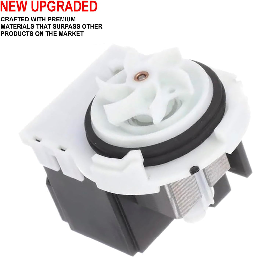 Upgraded Dishwasher Drain Pump Assembly Compatible with GE GDF550PMR6ES GDF650SYV0FS GDF650SMV0ES GDT650SYV0FS GDT650SMV0ES GDT630PMR6ES GDT630PGR6WW GDT630PFR6DS GDT630PYR6FS GDT630PGR6BB