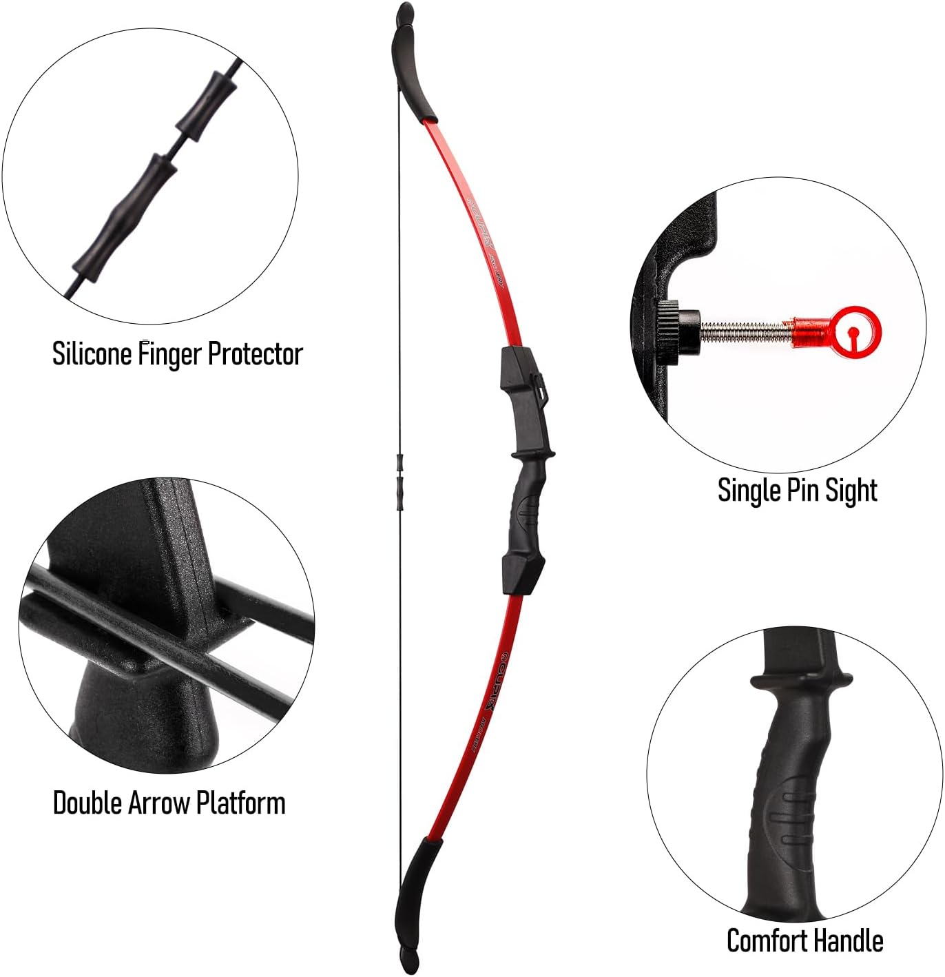Bow and Arrow Set for Kids, Archery Beginner Gift with 10 Arrows | with 10 Arrows, 5 Target Face, Ideal for Kids