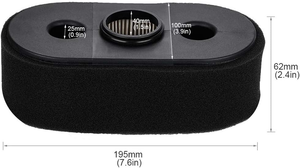Replacement 11013-7031 Air Filter with Pre Filter 49019-0027 Fuel Filter 49065-7010 Oil Filter Spark Plug Tune Up Kit