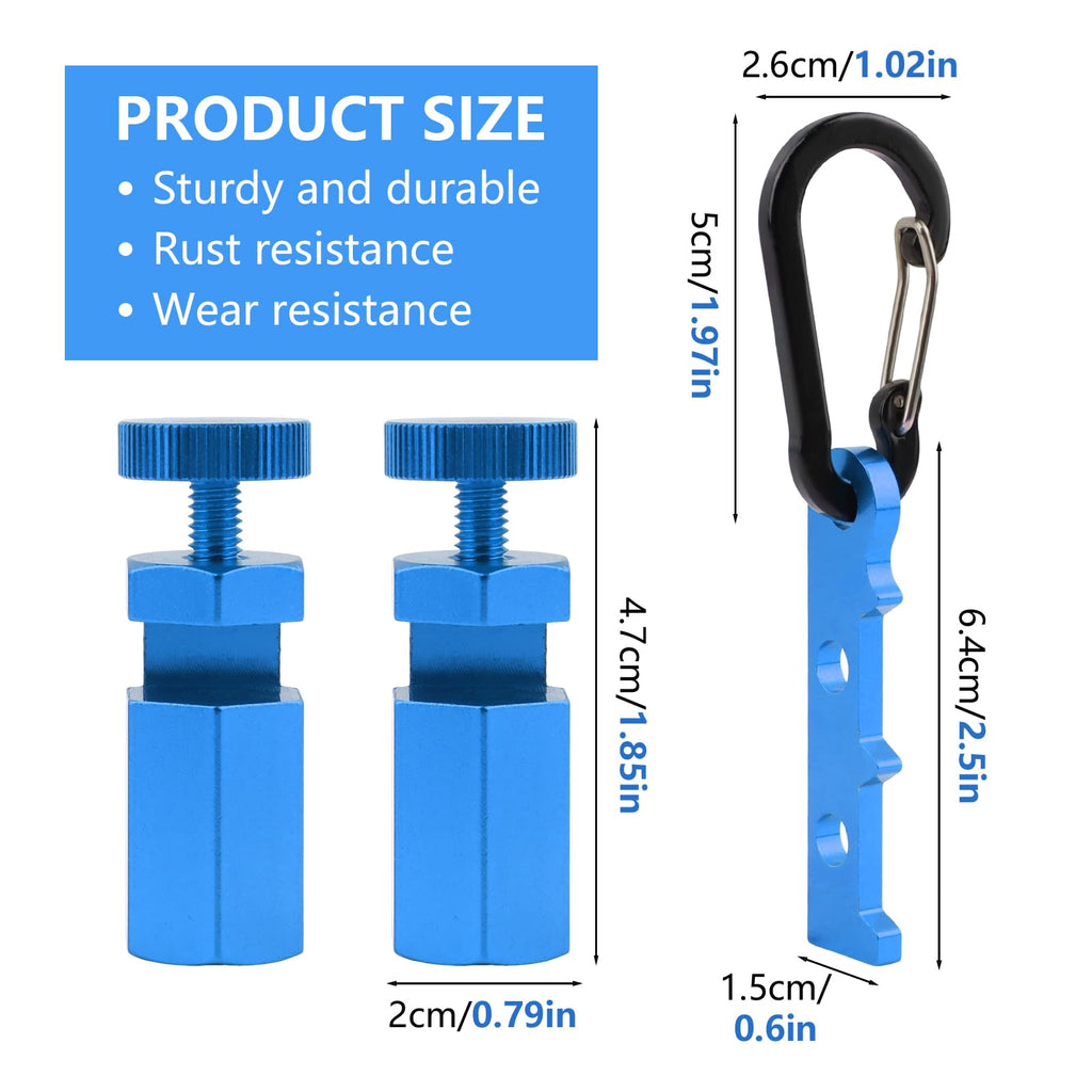 Tall Stair Gauges for Framing Square, Framing Jig for Speed Square, Blue