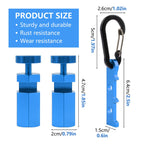 Tall Stair Gauges for Framing Square, Framing Jig for Speed Square, Blue