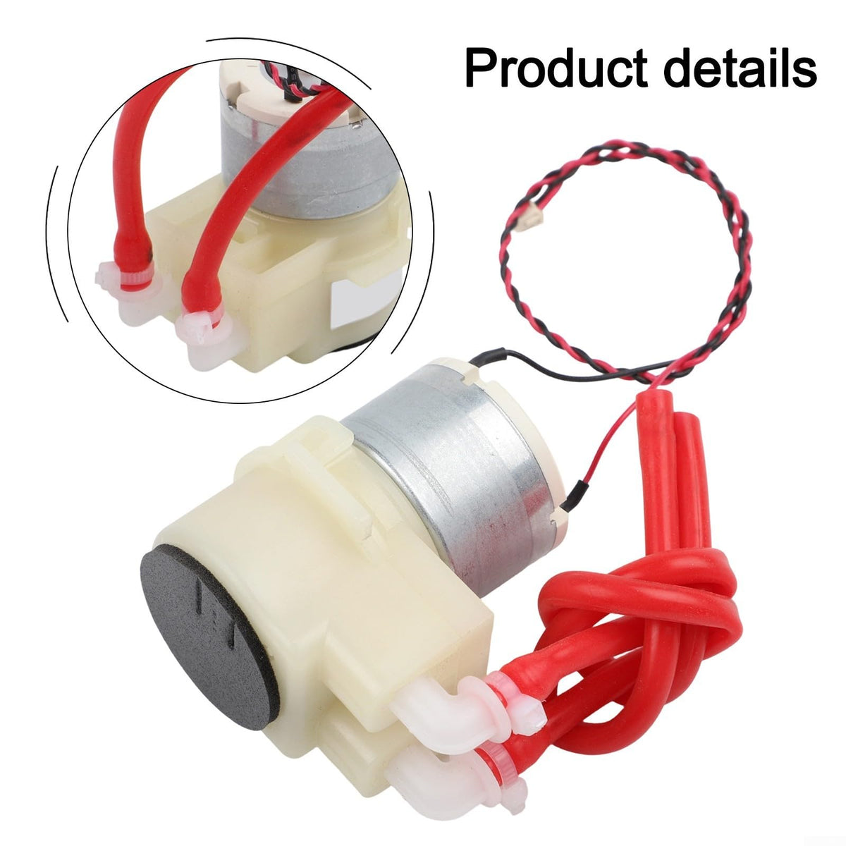 Hosrivae Replacement Peristaltic Pump S8 MaxV, Quiet Low-Noise Vacuum Cleaner, Stable Operation Brush Accessory