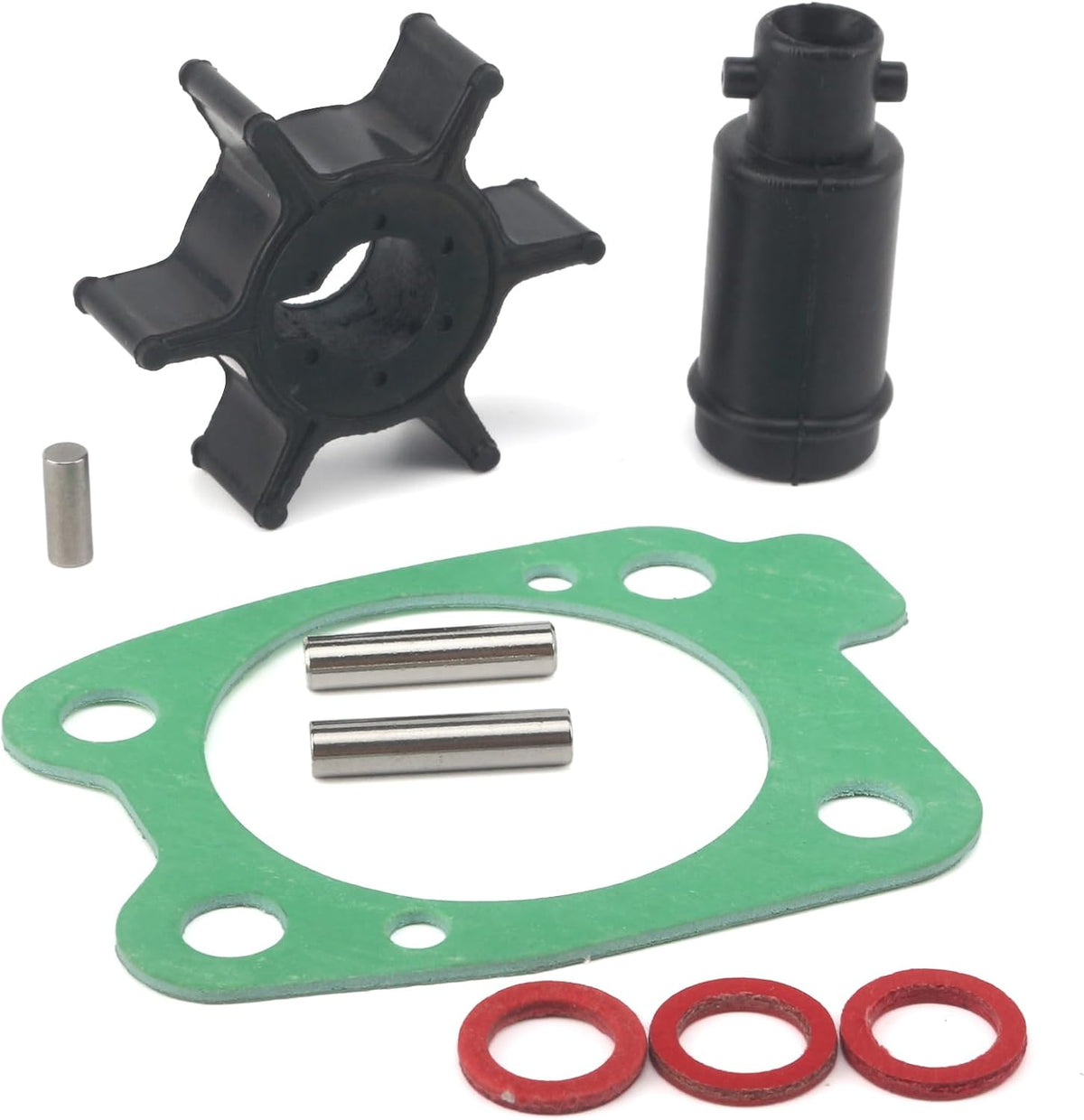 6E0-44352 Outboard Water Pump Impeller Kit for Yamaha 4 5 6 HP