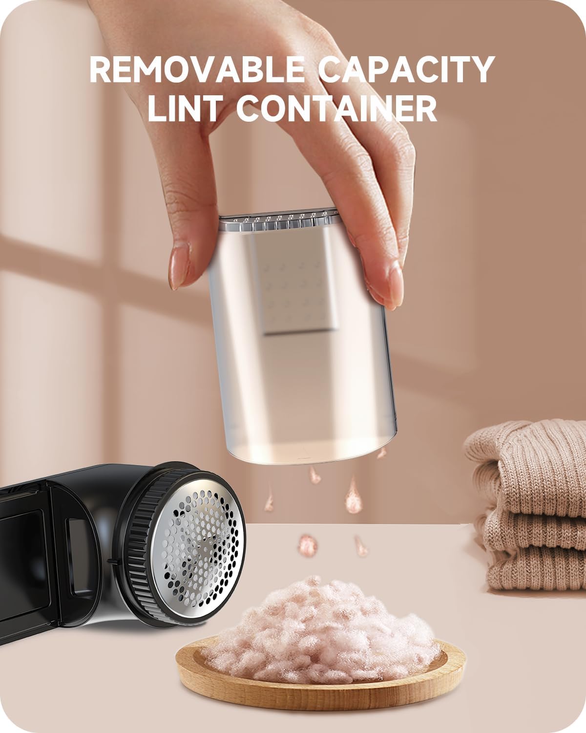 Fabric Shaver Lint Remover, Sweater Shaver to Remove Pilling | Lint Shaver with 2-Speed Power Adjustment, Fuzz Shaver