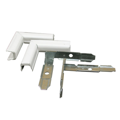 Legrand BW13-14 Metal Raceway for Extending Power, 700 Series, Twist Elbow, White (1 Pack)