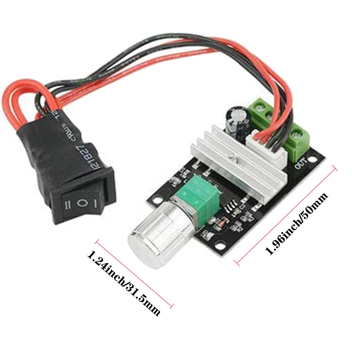 DC Motor Speed Controller PWM 1203BB 6V 12V 24V 3A 80W