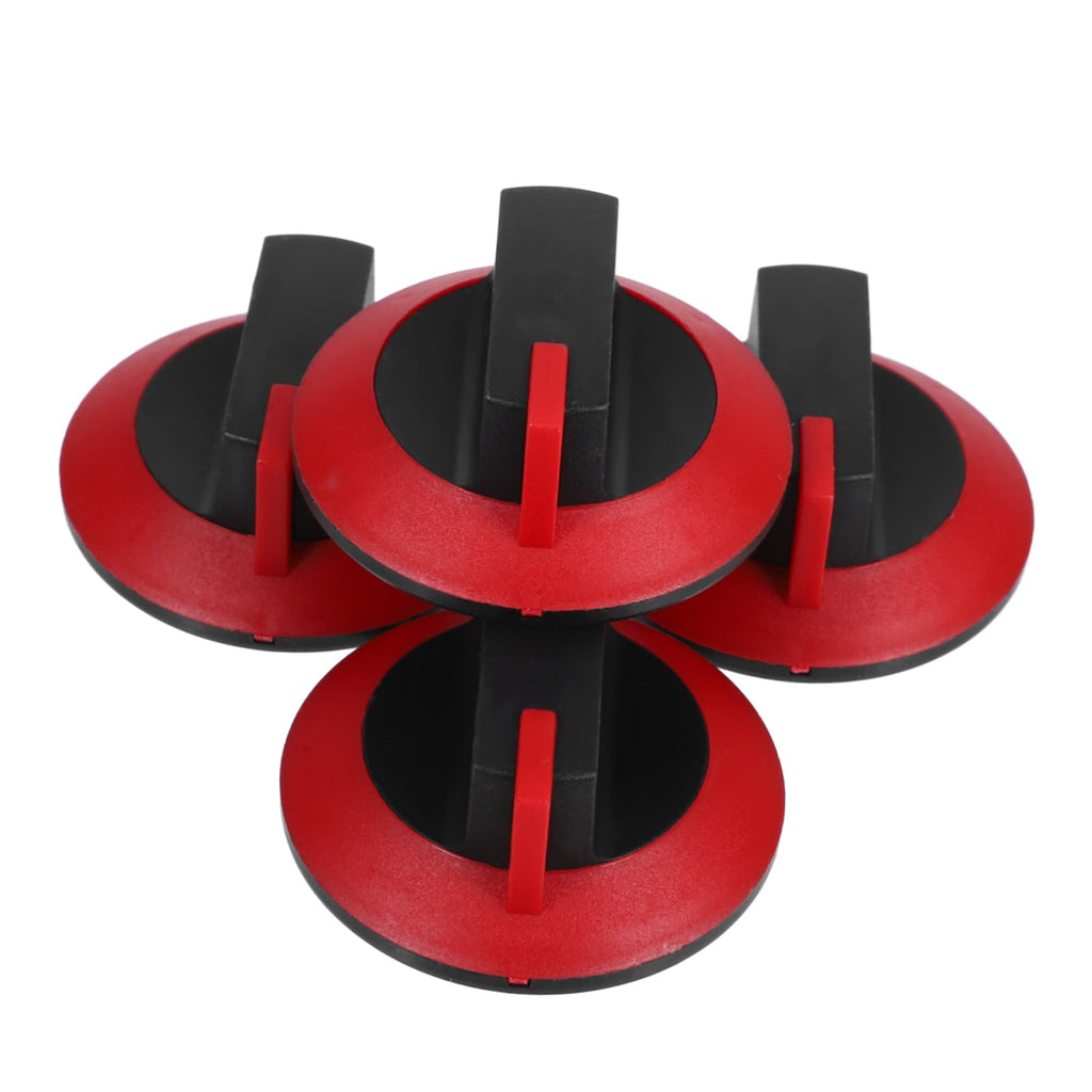 DIYEAH 4pcs Direct Replacement Easy Install Gas Stove Knobs Round Edge Safe Touch for Gas Range