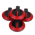 DIYEAH 4pcs Direct Replacement Easy Install Gas Stove Knobs Round Edge Safe Touch for Gas Range