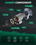 SCITOO Starter Motor for SMU0264 26-1289