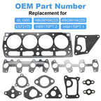 Cylinder Head Gasket Set with Bolts Compatible with Chevy Cavalier S10