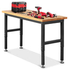 60 Inch Adjustable Height Workbench Heavy Duty Garage Work Table