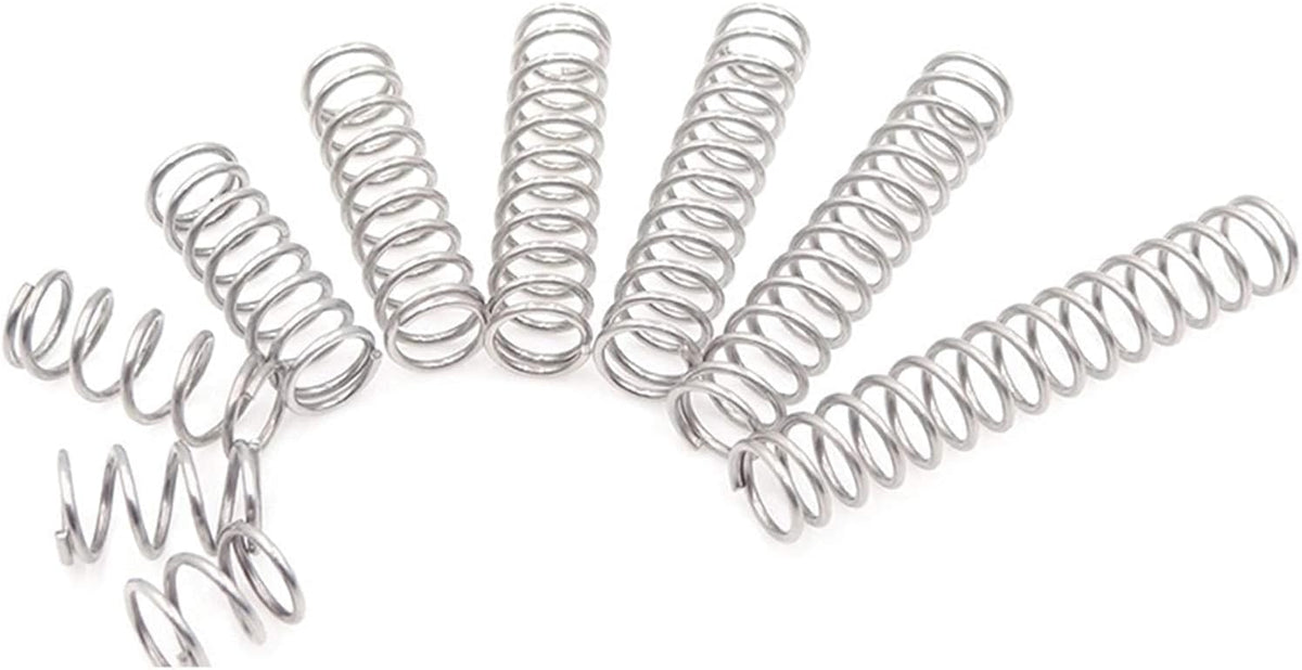 Compression Springs Assortment Kit, 15 Different Sizes 225pcs Mini Stainless Steel Springs for Repairs, 0.39" to