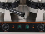 Commercial Double-Plate Panini Press, 2400W Double-Head Burger Press