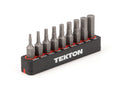 TEKTON 1/4 Inch Hex Bit Set, 9-Piece | DZX93001