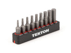 TEKTON 1/4 Inch Hex Bit Set, 9-Piece | DZX93001