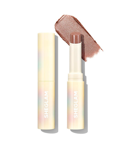 Lunar Jelly Frosty Eyeshadow Stick Shimmer Soft Cream Long-lasting Light-catching Glow Eye Makeup-05 Caramel Candy