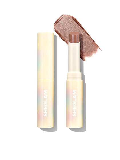Lunar Jelly Frosty Eyeshadow Stick Shimmer Soft Cream Long-lasting Light-catching Glow Eye Makeup-05 Caramel Candy