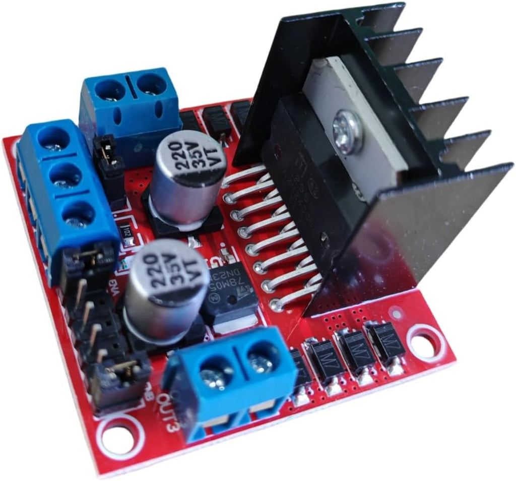 L298N Dual H-Bridge DC Motor Driver Module, Stepper Motor Controller Board