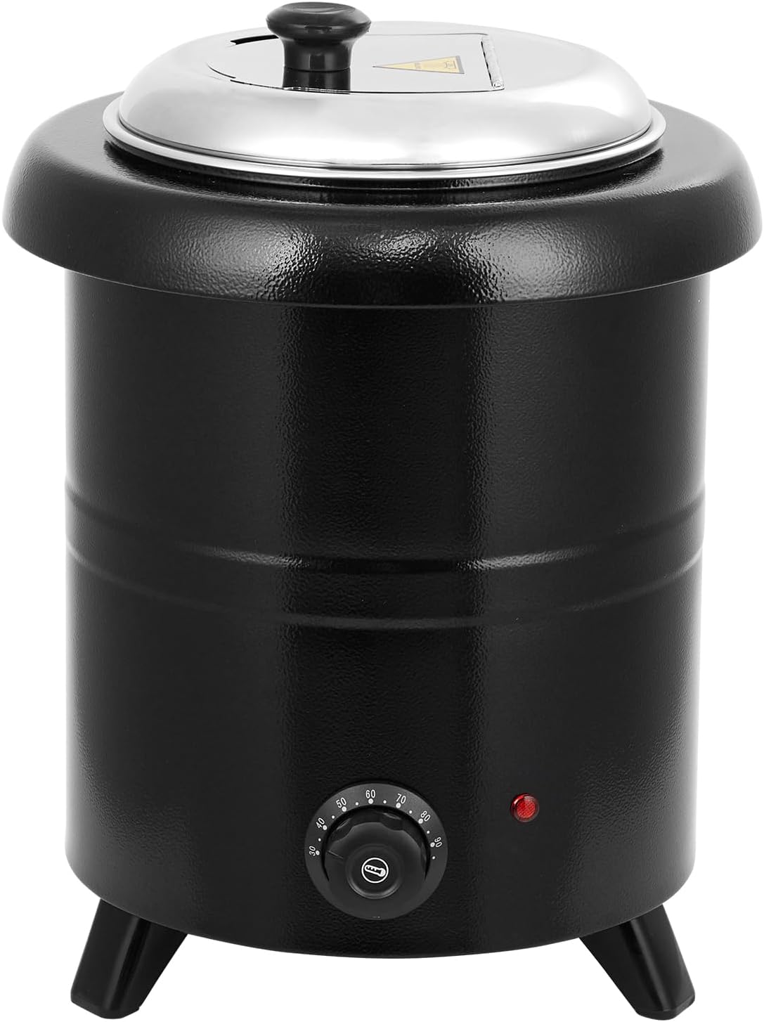 Commercial Soup Warmer with Swing Lid, 10.5 QT Soup Kettle