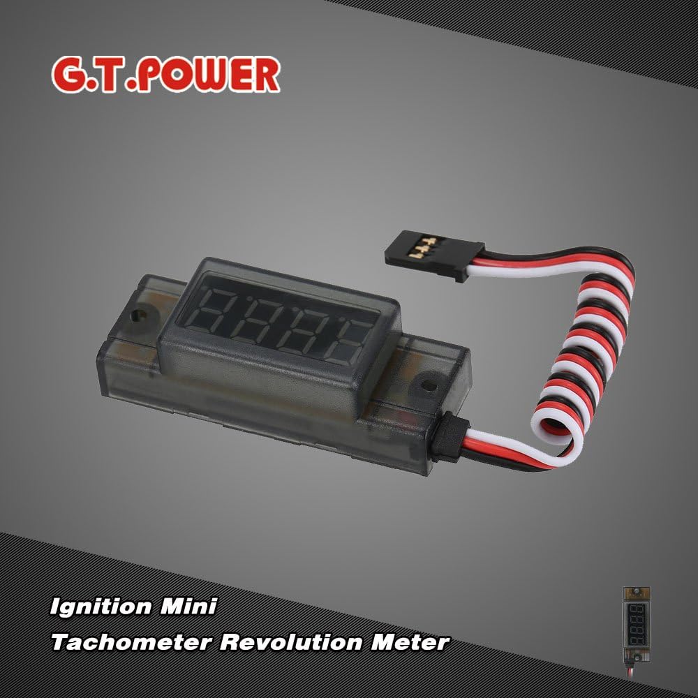 GoolRC G.T.Power Ignition Mini Tachometer Revolution Meter for RC CDI Petrol Gas Engine